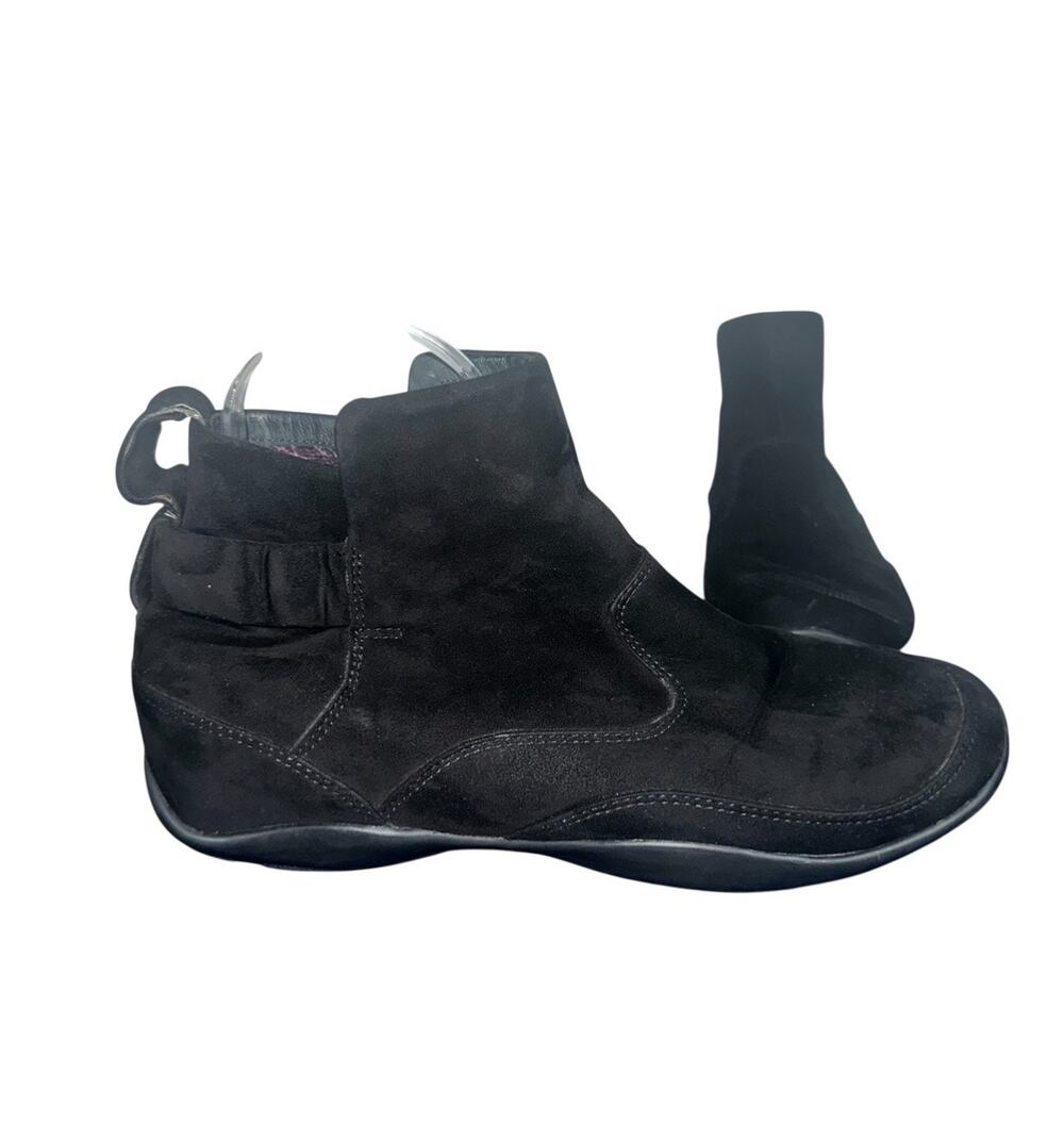 Dansko Black Suede Leather Ankle Boots Women’s Size 40 US 9.5 Comfort